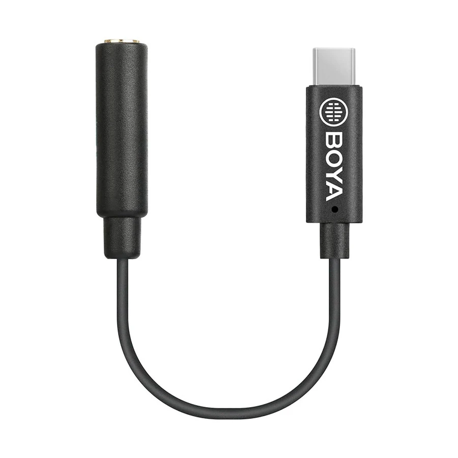 Boya BY-K4 3.5mm TRS Female to Type-C Male Type-C Converter