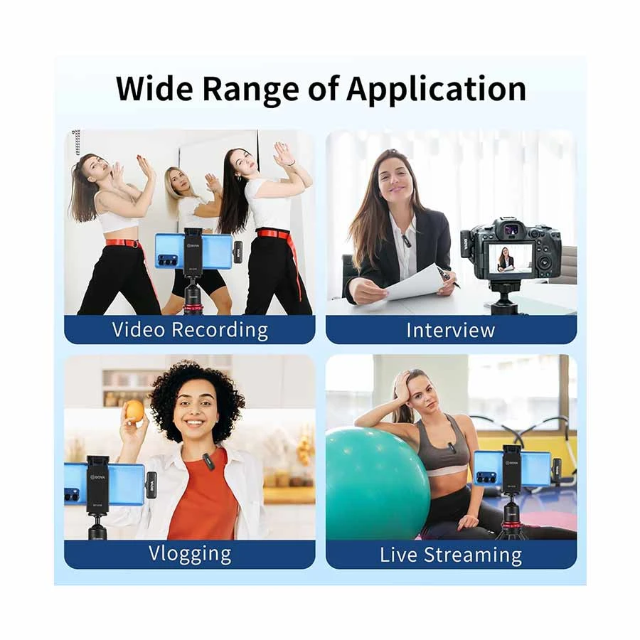 Boya BY-WM3T-U2 Mini Microphone specifications