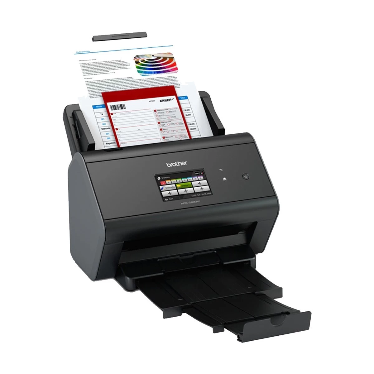 Brother ADS-2800W Sheetfed and Flatbed Scanner in BD