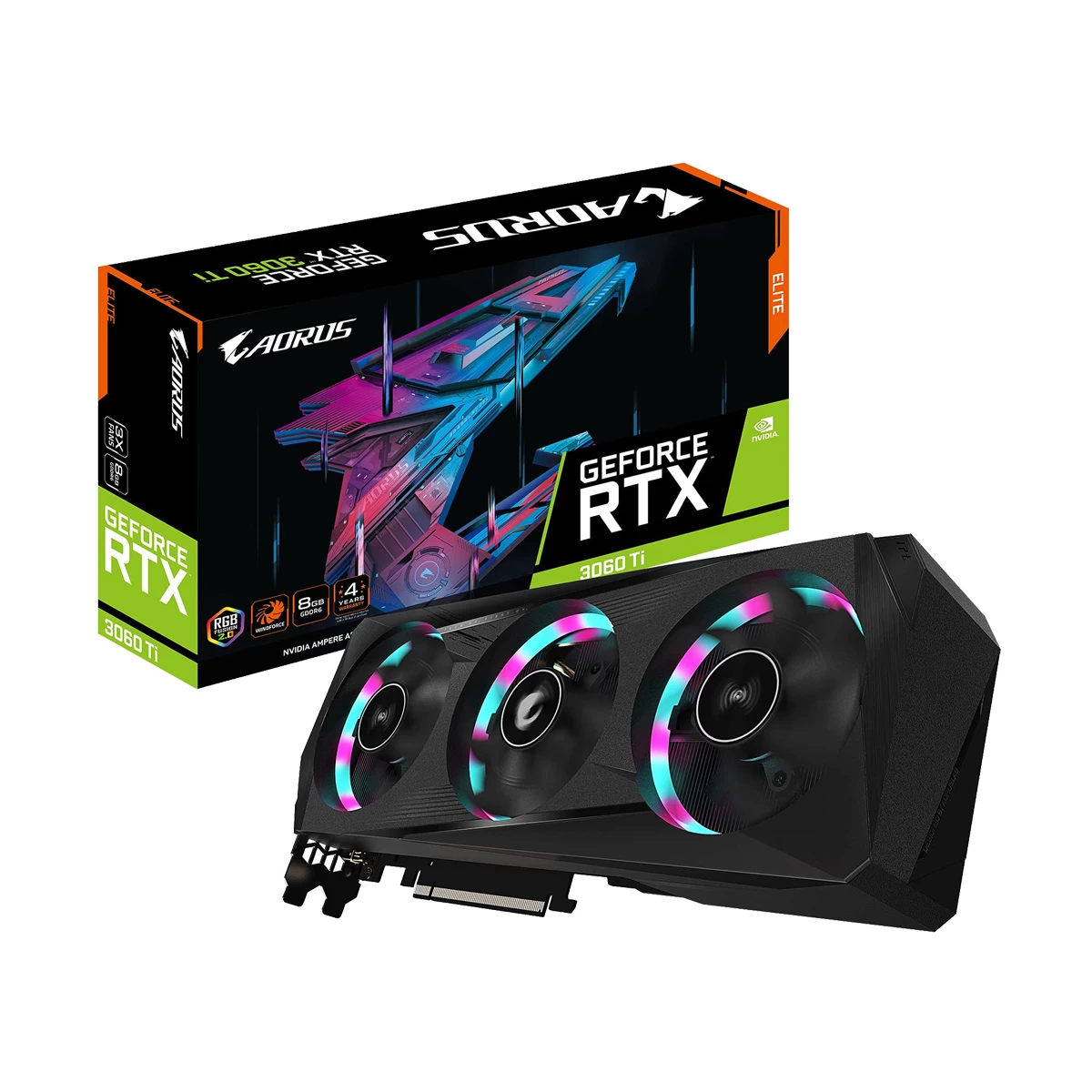 AORUS GeForce RTX 3060 Ti ELITE 8G Graphics Card Price in BD