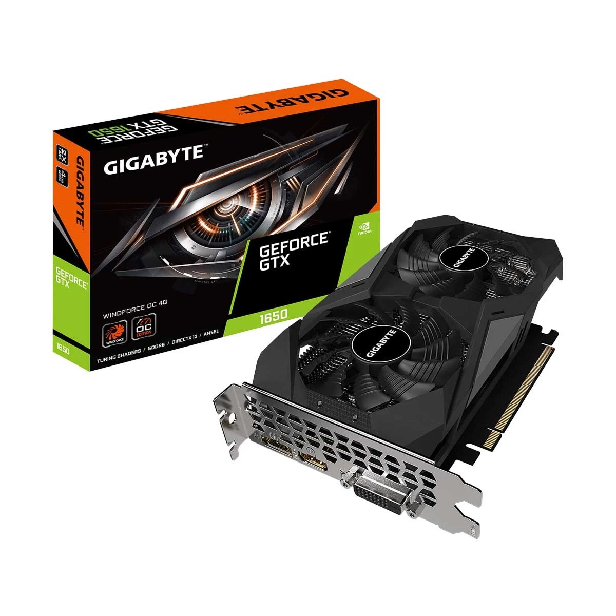 Gigabyte GeForce GTX 1650 D6 WINDFORCE OC 4G Graphics Card