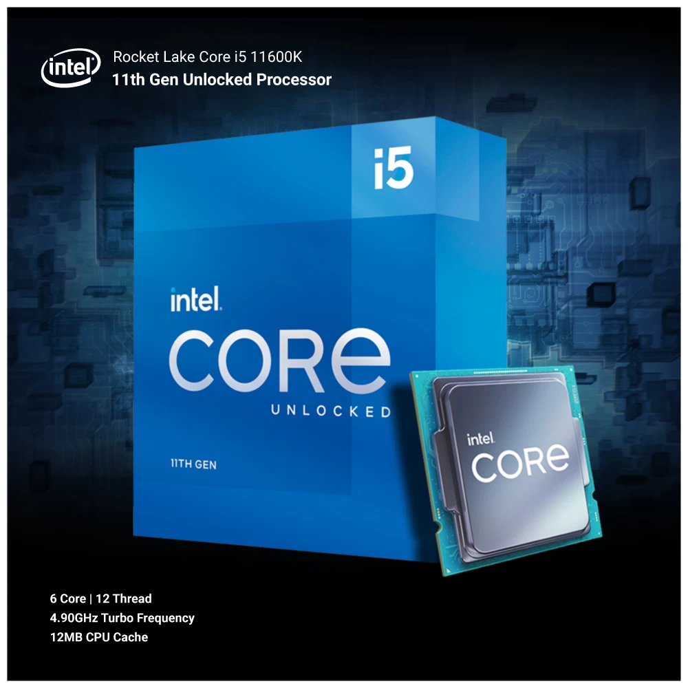 Intel Core i5 11600K Processor in BD