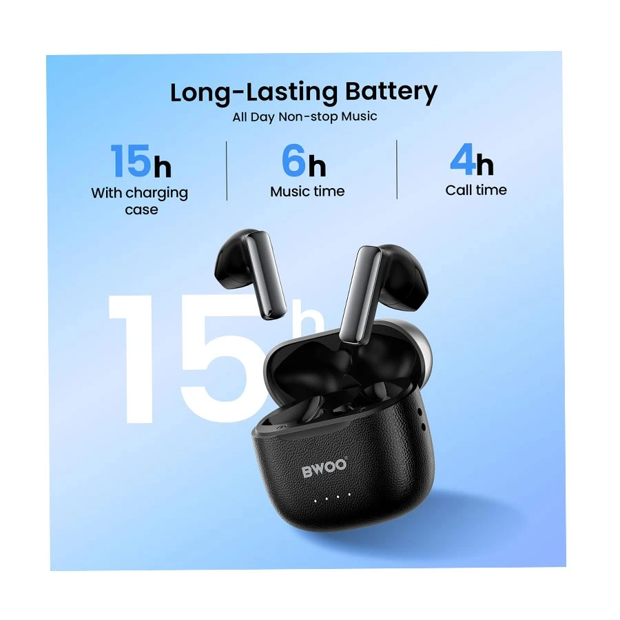 Bwoo BO-BW41-BK Earbuds