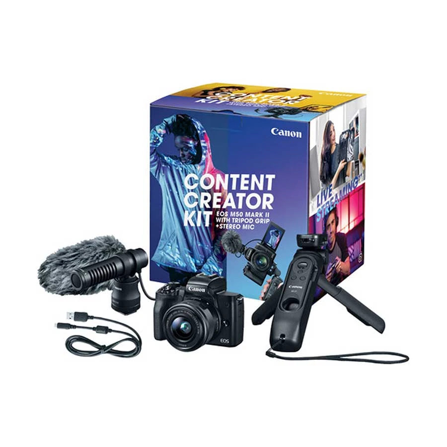 Canon Content Creator Kit EOS M50 Mark II Mirrorless Camera