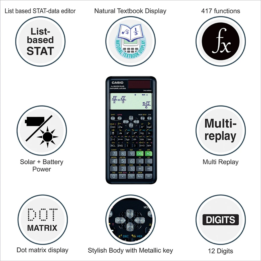 Casio fx-991ES Plus 2nd edition Calculator Price in BD