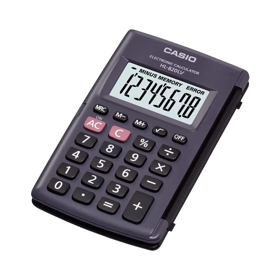 Casio HL-820LV-BK 8 Digit Black Handheld Portable Calculator #A23, Taka Price in Bangladesh -By Millennium
