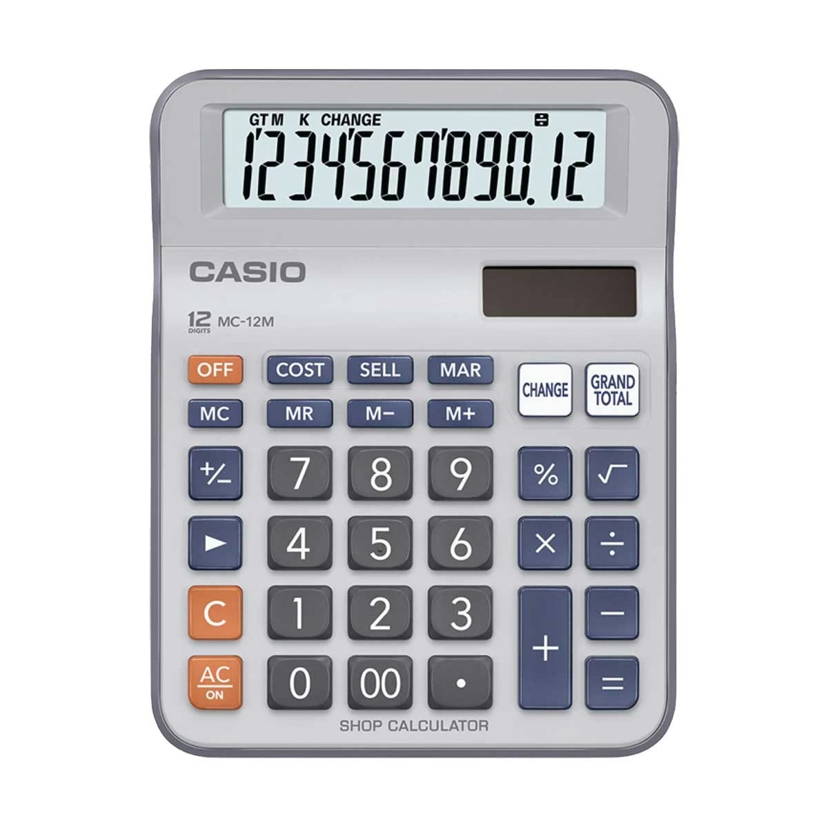 CASIO MC-12M 12 Digit Mini Desk Type Desktop Standard Calculator #CB171, Taka Price in Bangladesh -By Millennium