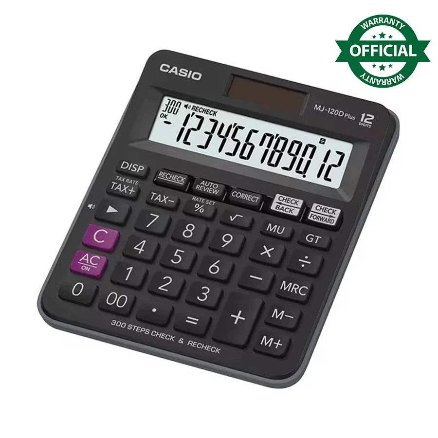 CASIO Casio MJ-120D Plus-BK Calculator