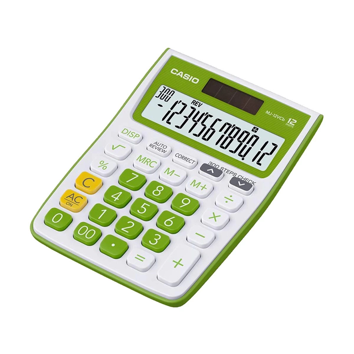 CASIO MJ-12VCB-GN 12 Digit Check & Correct Mini Desk Type Desktop Calculator #CB160, Taka Price in Bangladesh -By Millennium