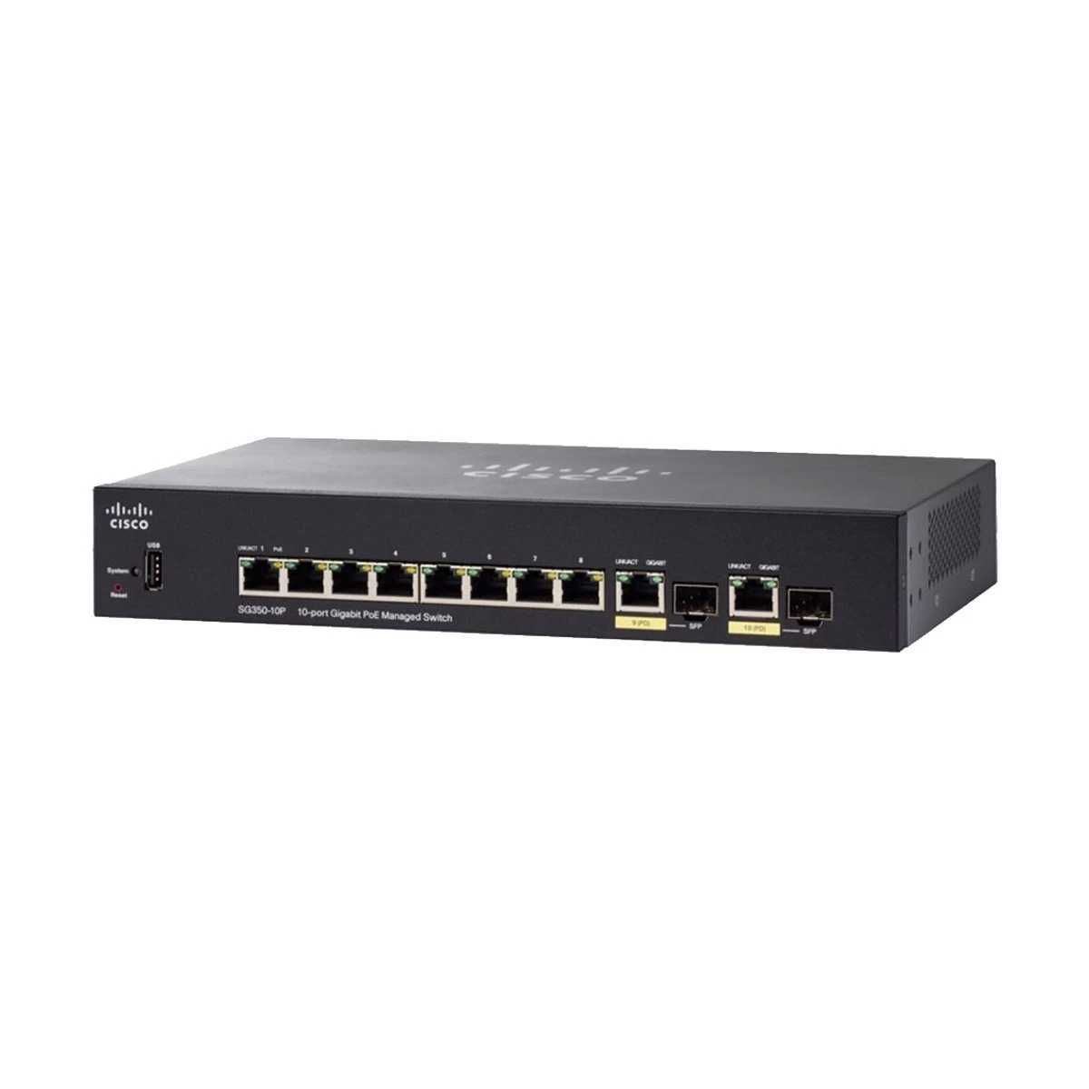 Cisco SG350-10P Network Switch