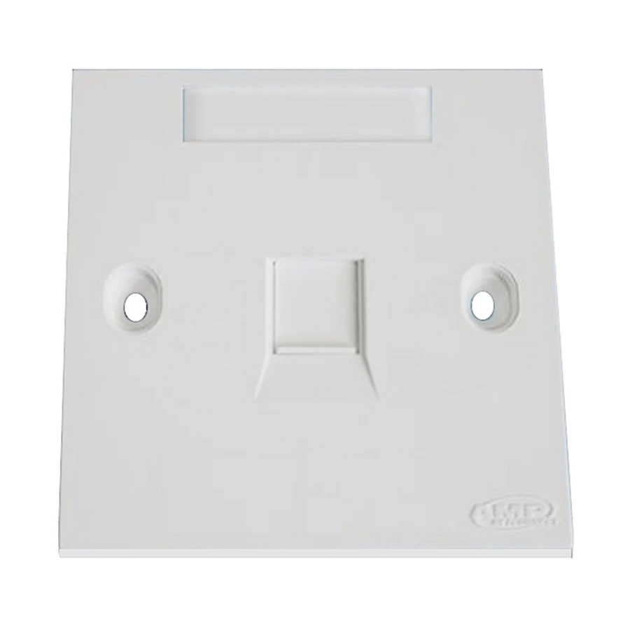 Commscope White Labeled Faceplate (1 Port) Network Accessories