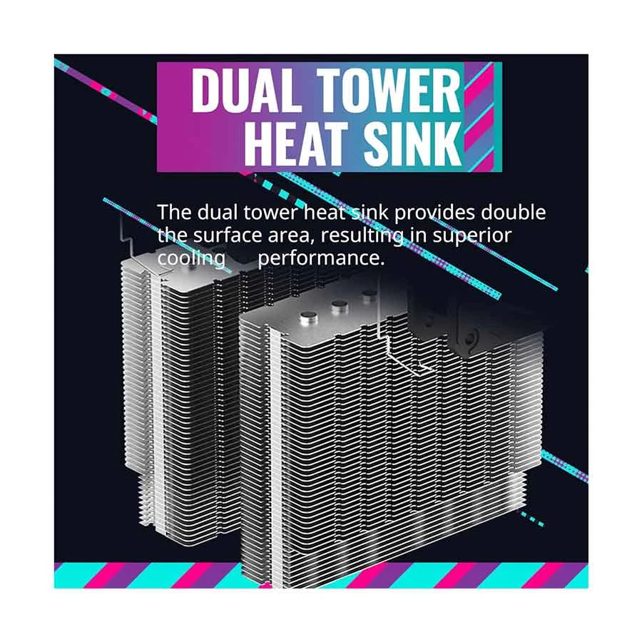 Cooler Master Hyper 620S ARGB CPU Cooler in BD