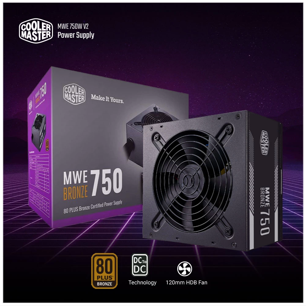 Cooler Master MWE 750W V2 Power Supply in BD