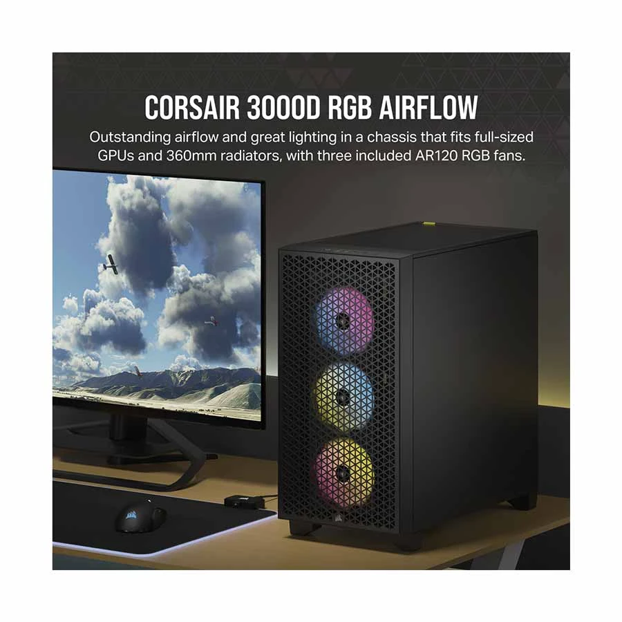 CORSAIR Corsair 3000D RGB Airflow All Brands in BD