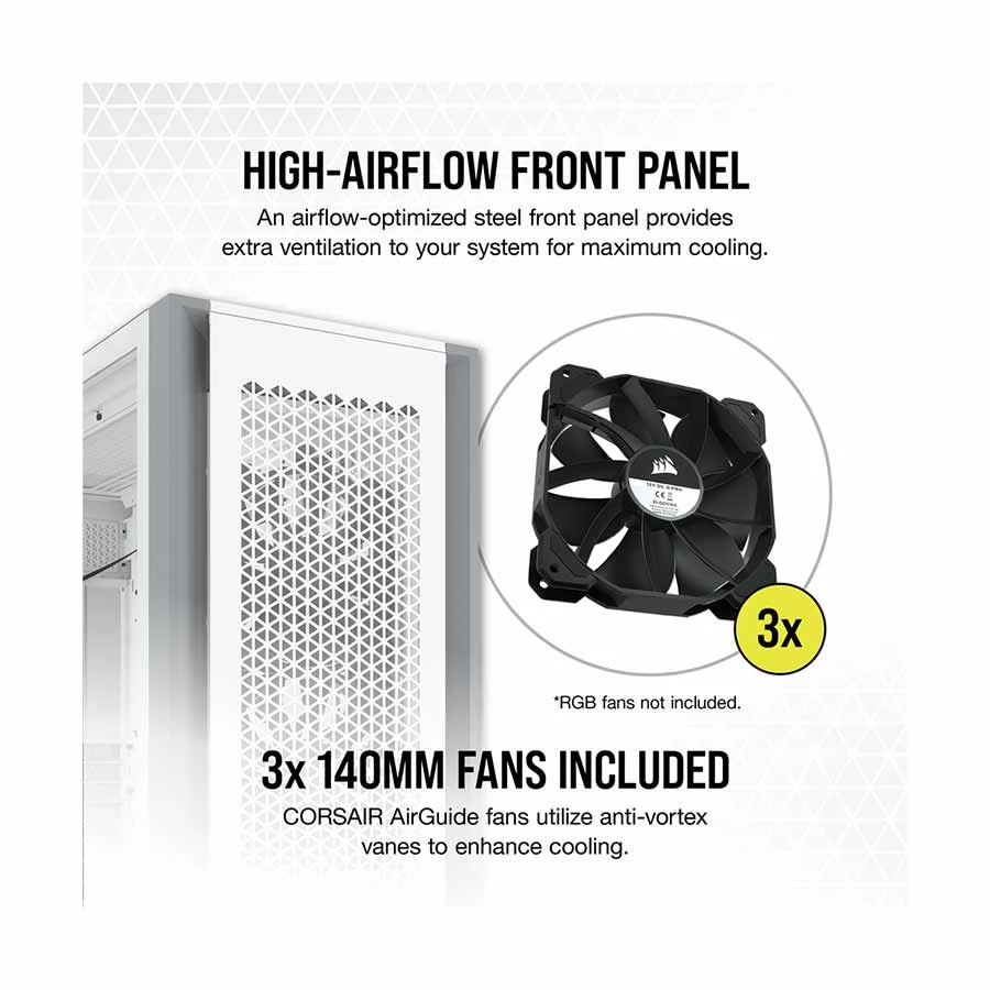 Corsair 7000D AIRFLOW Full-Tower White All Brands