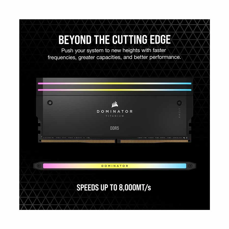 CORSAIR Corsair Dominator Titanium RGB 16GB Desktop Ram in BD
