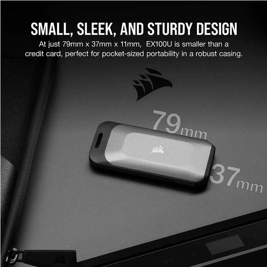 Corsair EX100U 1TB External SSD in BD