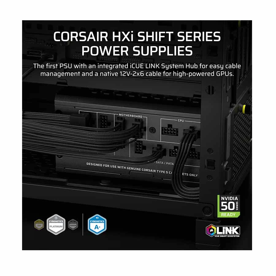 CORSAIR Corsair HX1000i SHIFT 1000W Power Supply Price in Bangladesh
