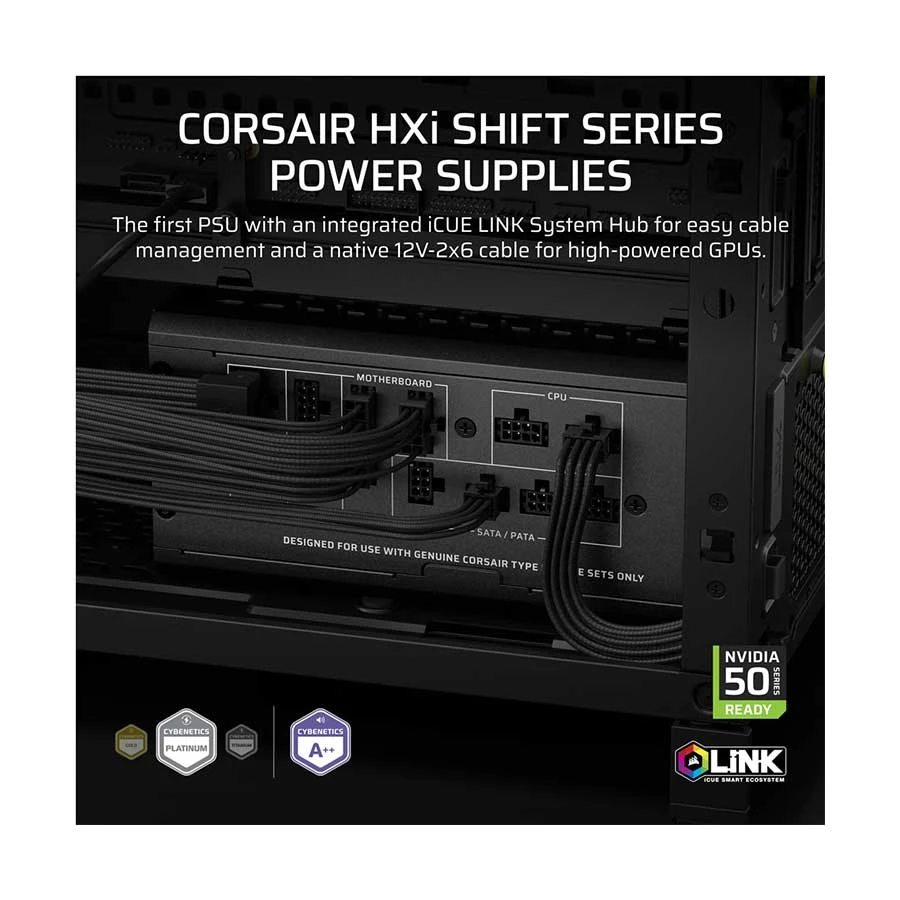 CORSAIR Corsair HX1200i SHIFT 1200W Power Supply Price in Bangladesh