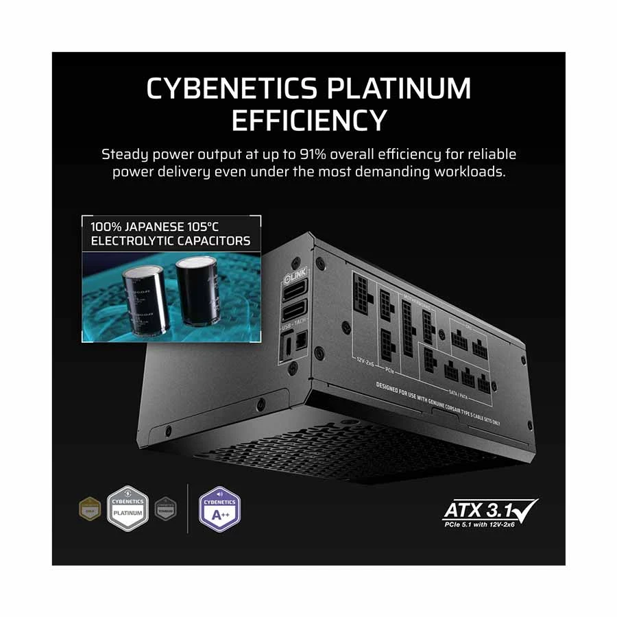 Corsair HX1200i SHIFT 1200W Power Supply