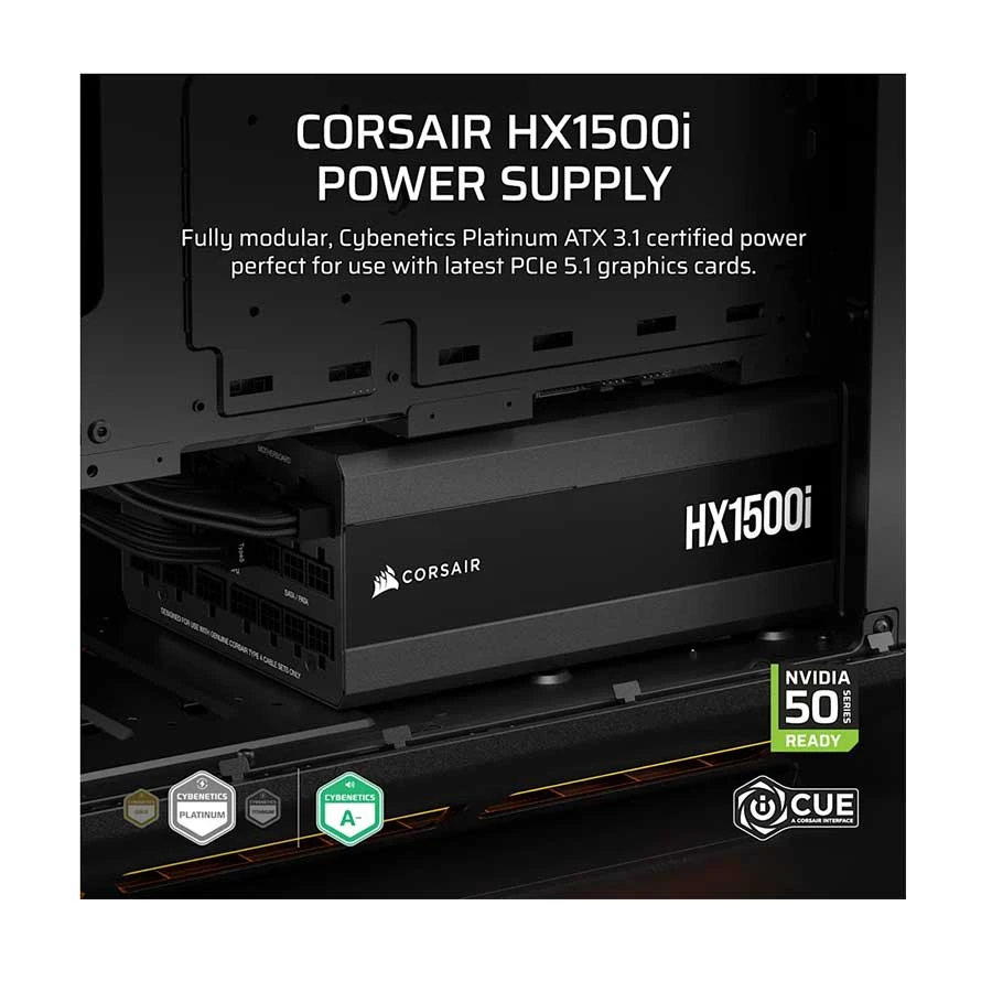 CORSAIR Corsair HX1500i 1500W Power Supply specifications