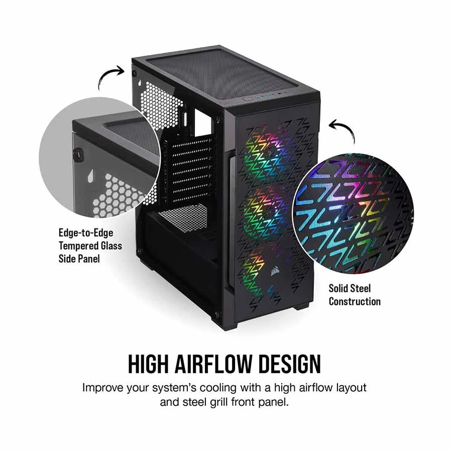 Corsair iCUE 220T RGB Airflow Casing Best Price