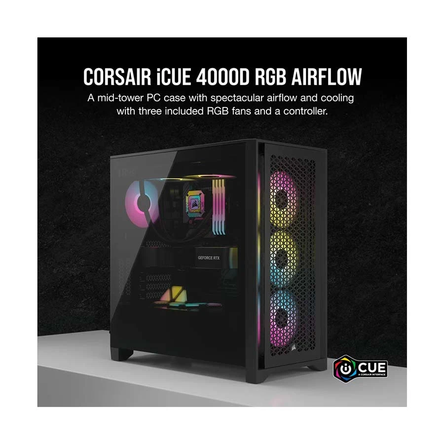 Corsair ICUE 4000D RGB Airflow Casing in BD