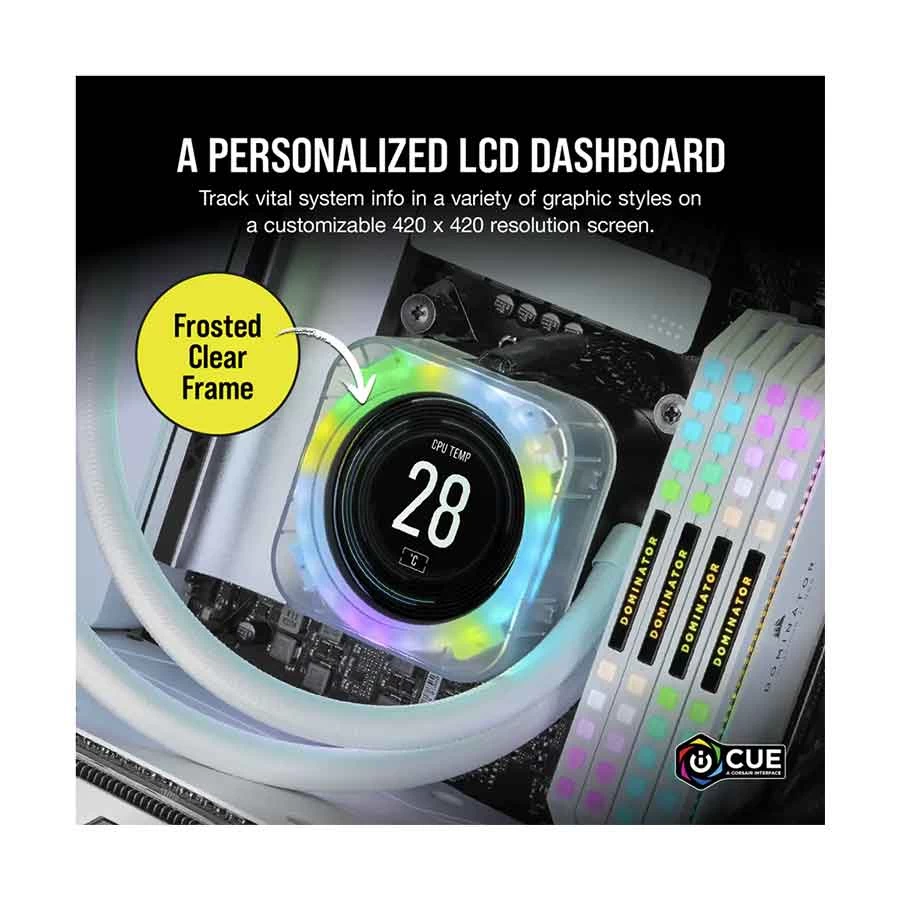 Corsair iCUE ELITE CPU Cooler Display Upgrade Kit Desktop Accessories in BD