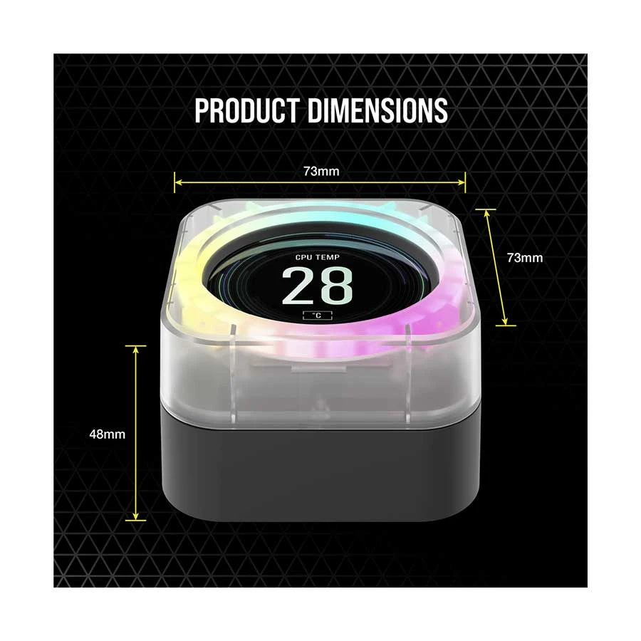 Corsair iCUE ELITE CPU Cooler Display Upgrade Kit Desktop Accessories specifications