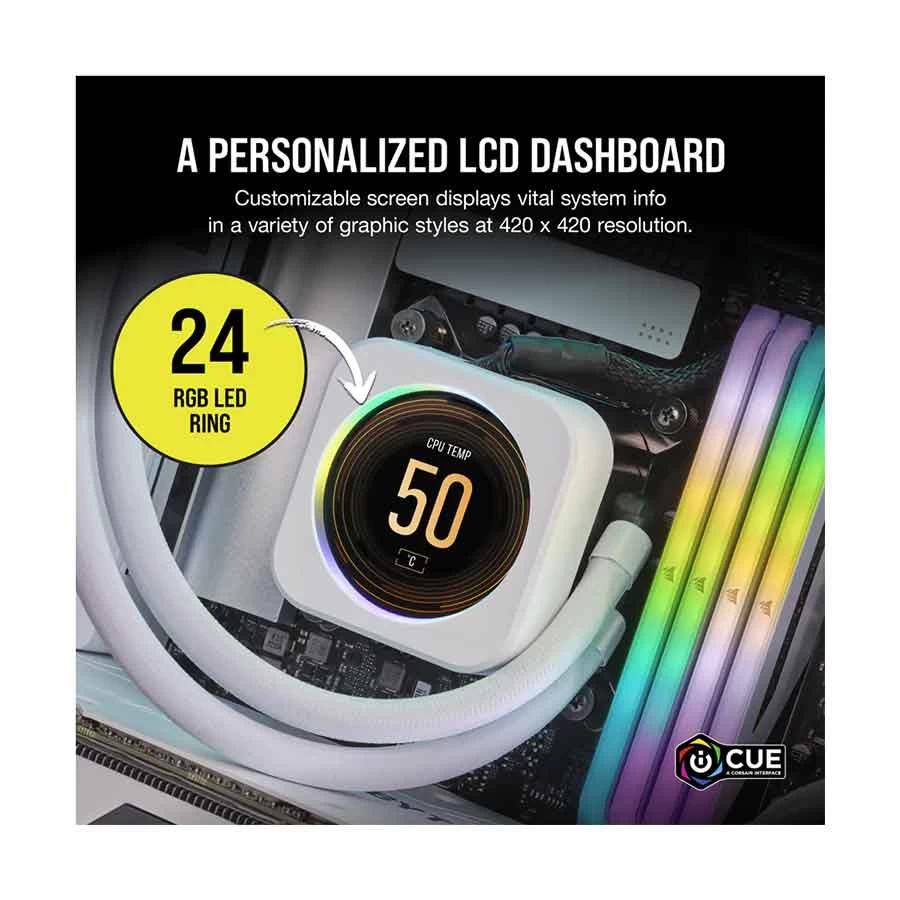 Corsair iCUE ELITE CPU Cooler Display Upgrade Kit Desktop Accessories in BD