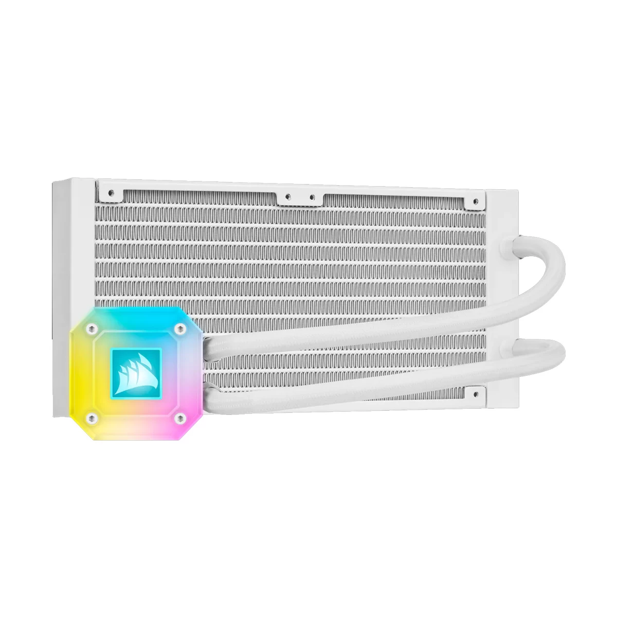 Corsair iCUE H100i ELITE CAPELLIX White CPU Cooler in BD