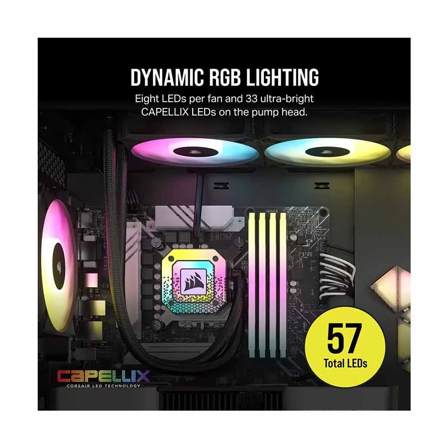 Corsair iCUE H150i ELITE CAPELLIX XT CPU Cooler specifications