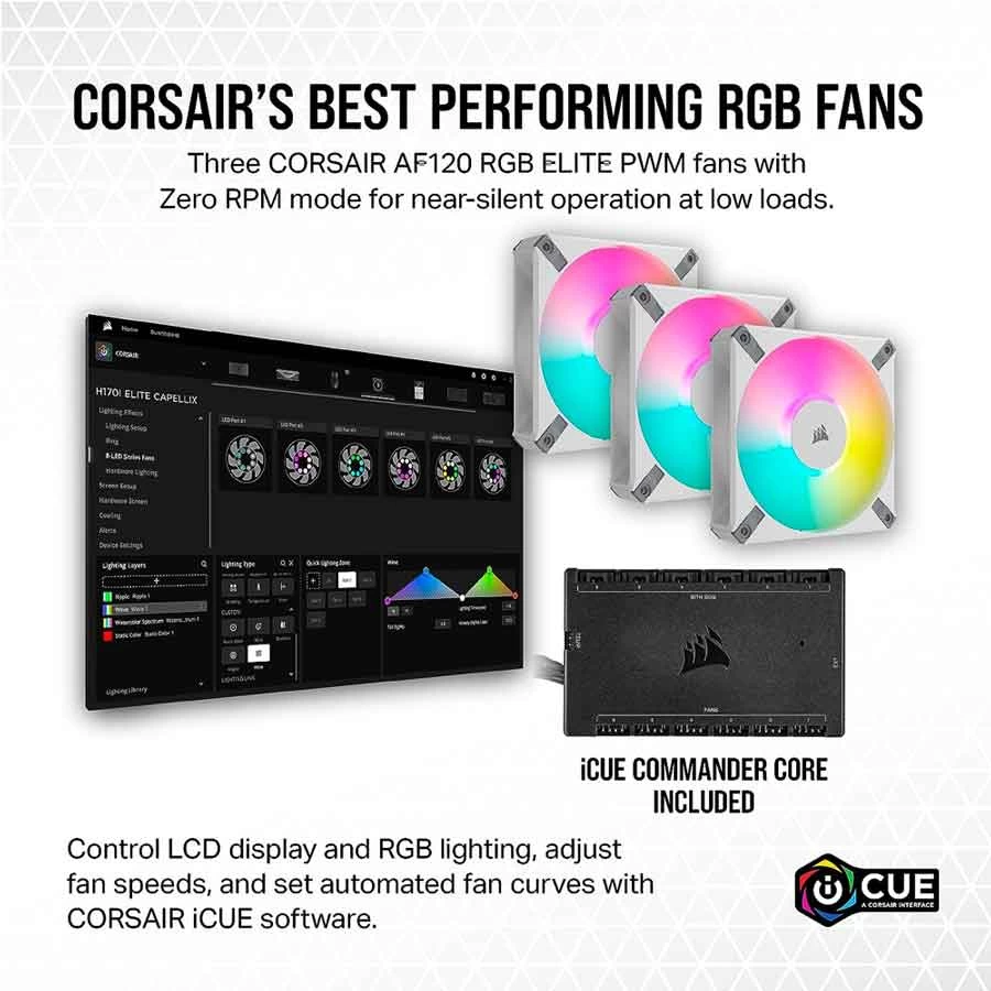 Corsair iCUE H150i RGB ELITE 360mm CPU Cooler Price in BD