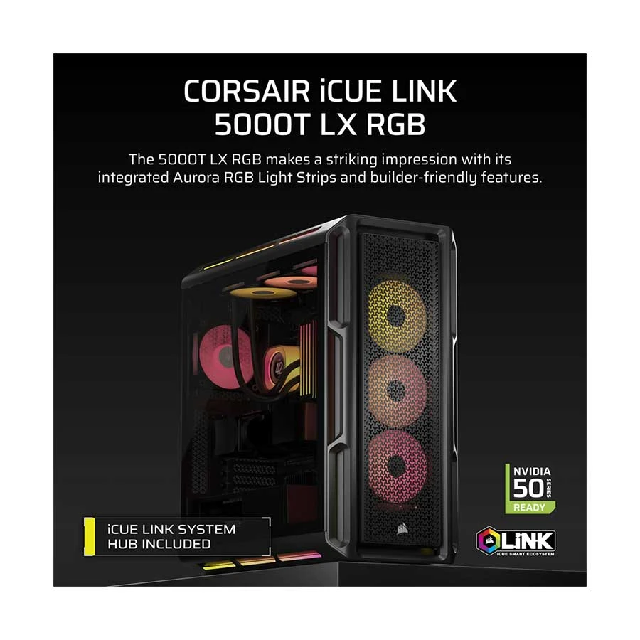 CORSAIR Corsair iCUE Link 5000T LX RGB All Brands Price in Bangladesh