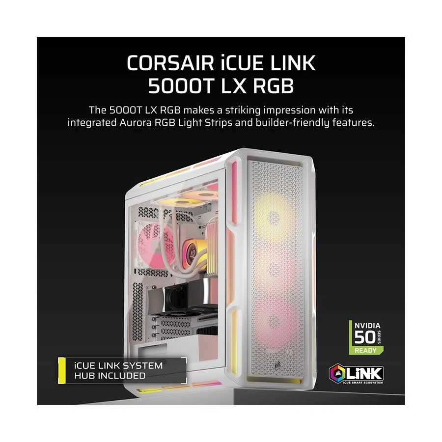 CORSAIR Corsair iCUE Link 5000T LX RGB All Brands Price in Bangladesh