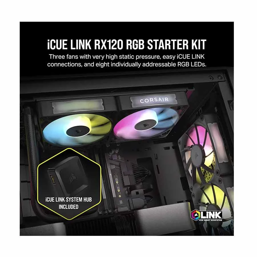 CORSAIR Corsair iCUE LINK RX120 RGB All Brands specifications