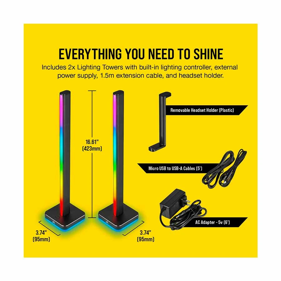 Corsair iCUE LT100 LED Strip specifications