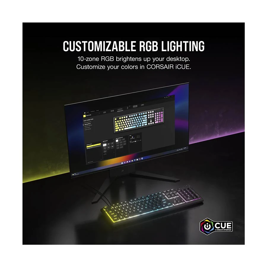 Corsair K55 Core RGB Keyboard specifications