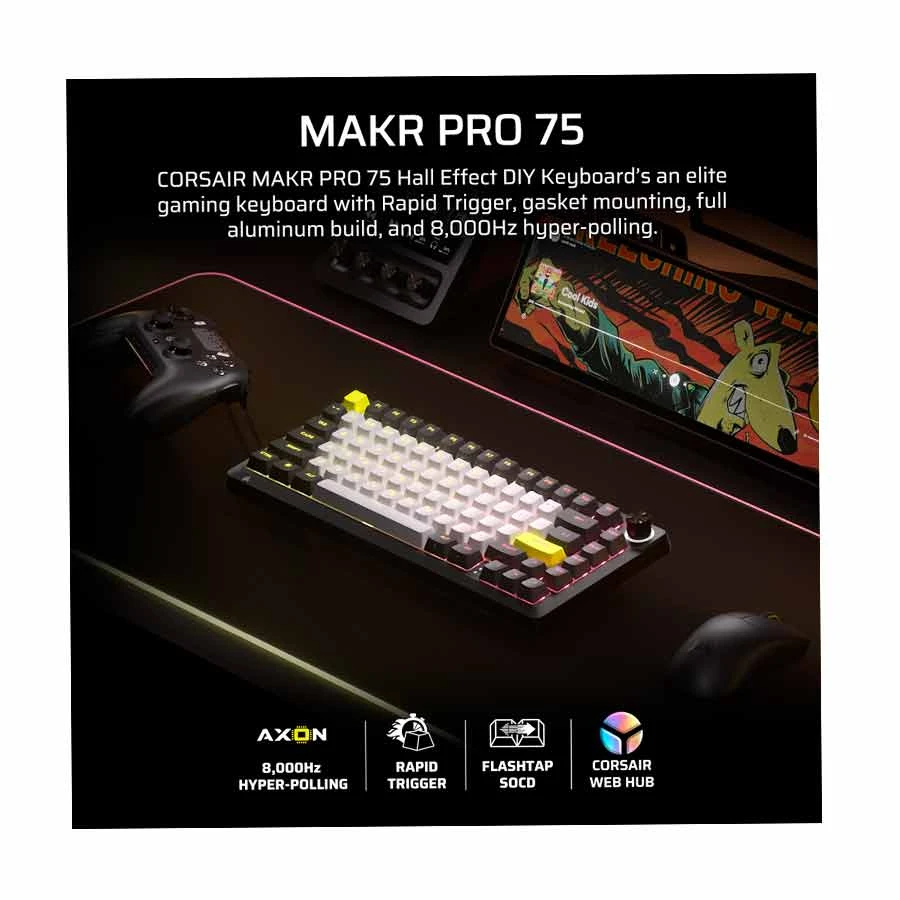 CORSAIR Corsair MAKR PRO 75 Keyboard Price in Bangladesh