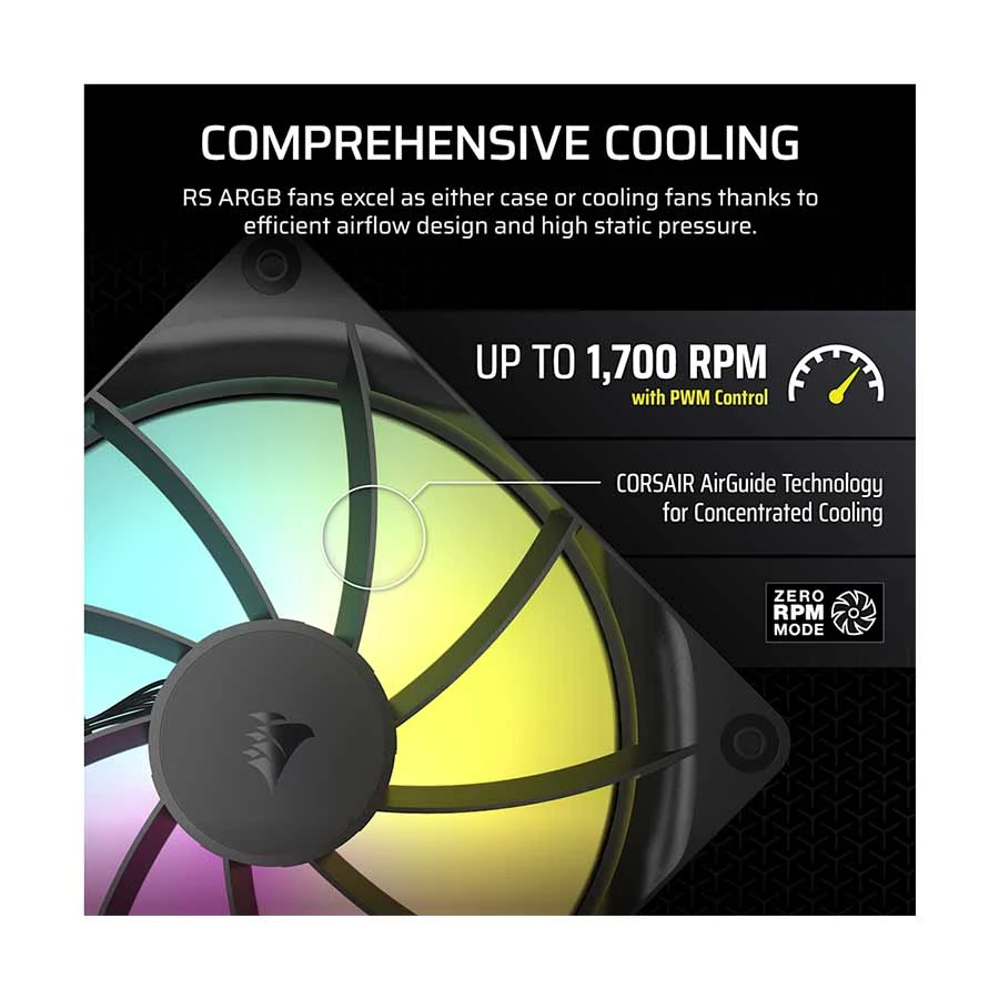 CORSAIR RS140 ARGB All Brands specifications