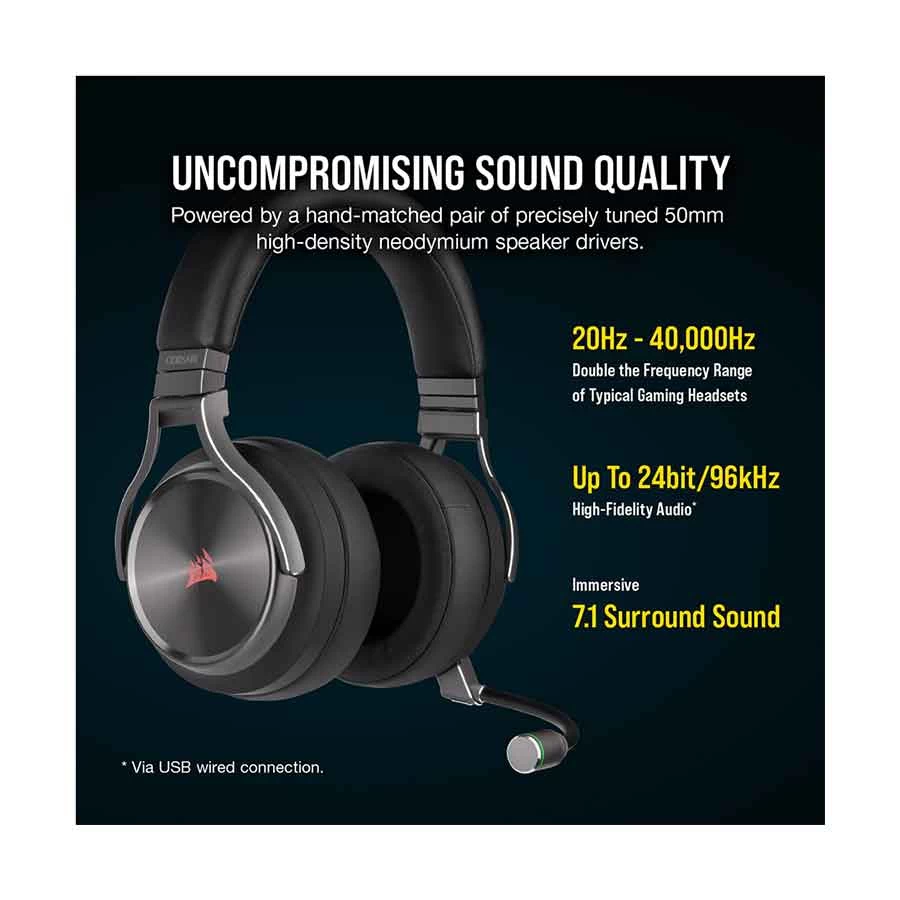 Corsair Virtuoso RGB Wireless SE Headphone in BD