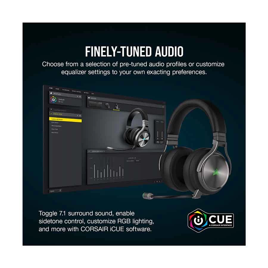 Corsair Virtuoso RGB Wireless SE Headphone specifications