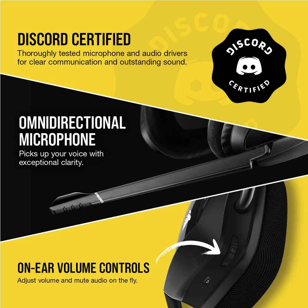 Corsair VOID RGB ELITE Headphone features