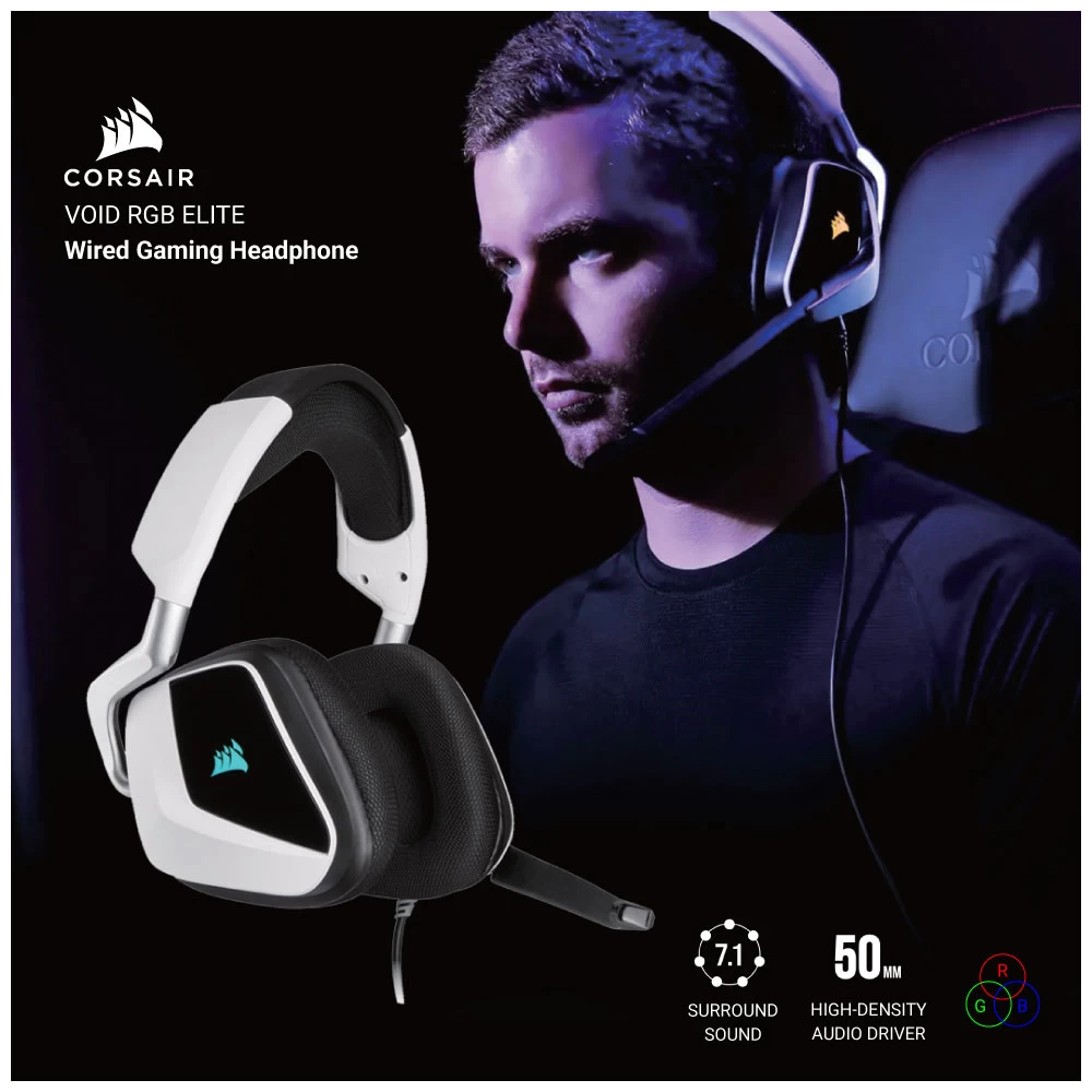 Corsair VOID RGB ELITE Headphone in BD