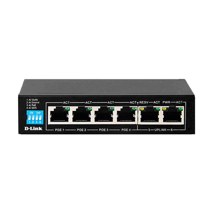 D-link D-Link DES-F1006P-E Network Switch
