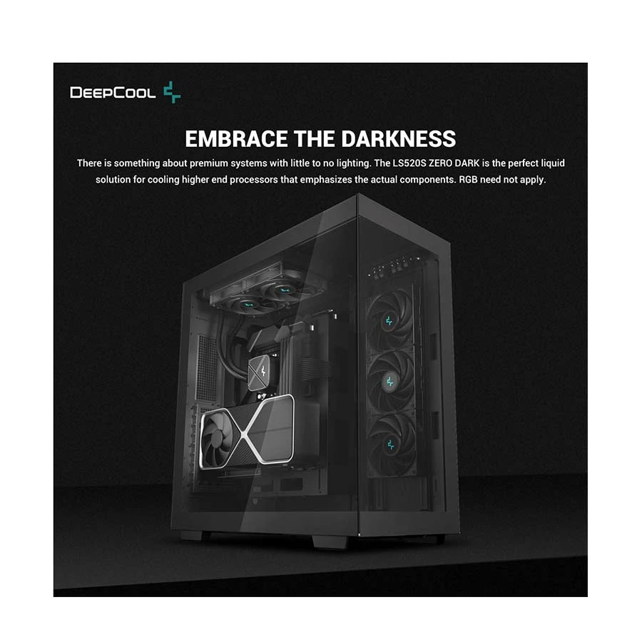 Deepcool LS520S ZERO DARK CPU Cooler in BD