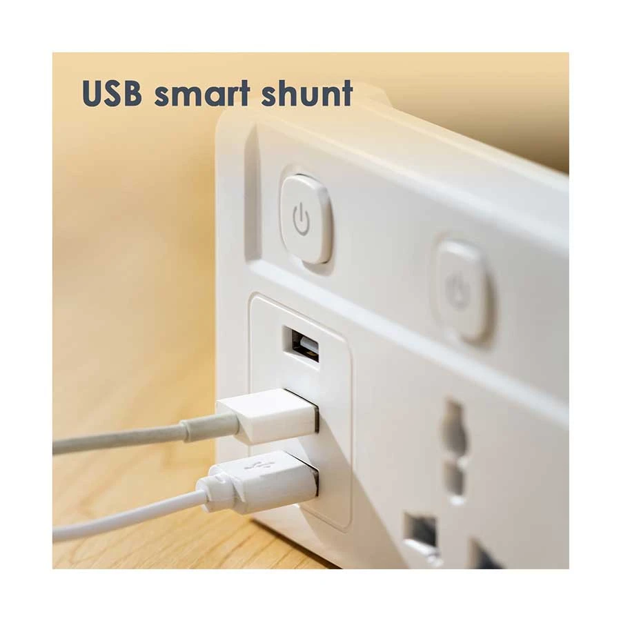Deli 2 Pin 3 Port Power Strip Price in Bangladesh