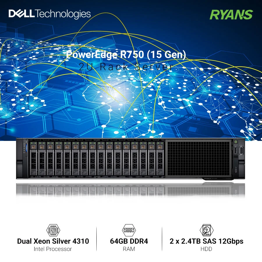 Dell PowerEdge R750 (15 Gen) Rack Server in BD