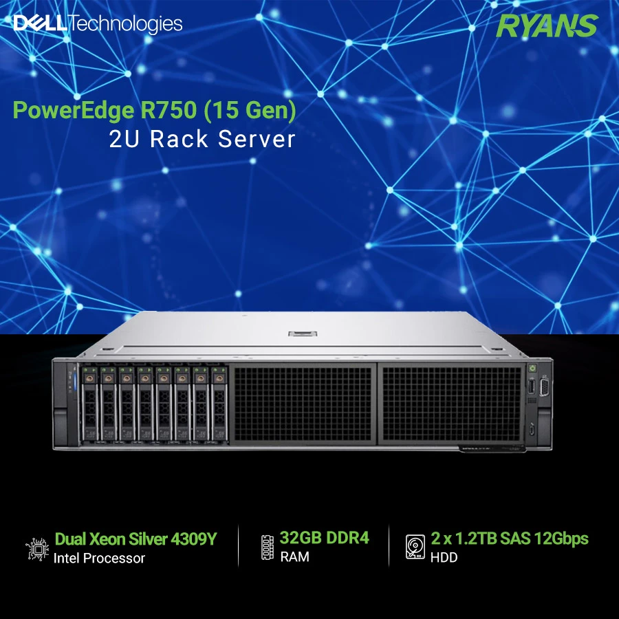 Dell PowerEdge R750 (15 Gen) Rack Server Price in Bangladesh