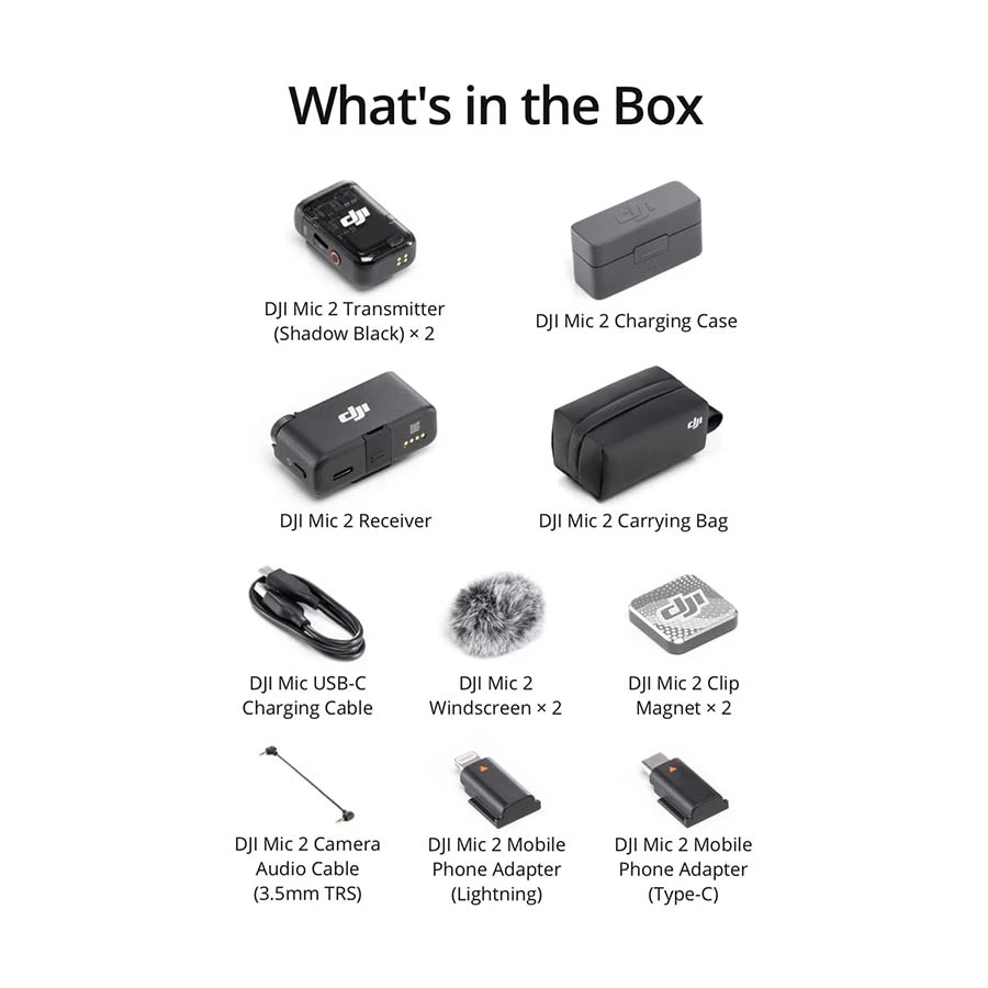 Dji DJI Mic 2 Microphone specifications